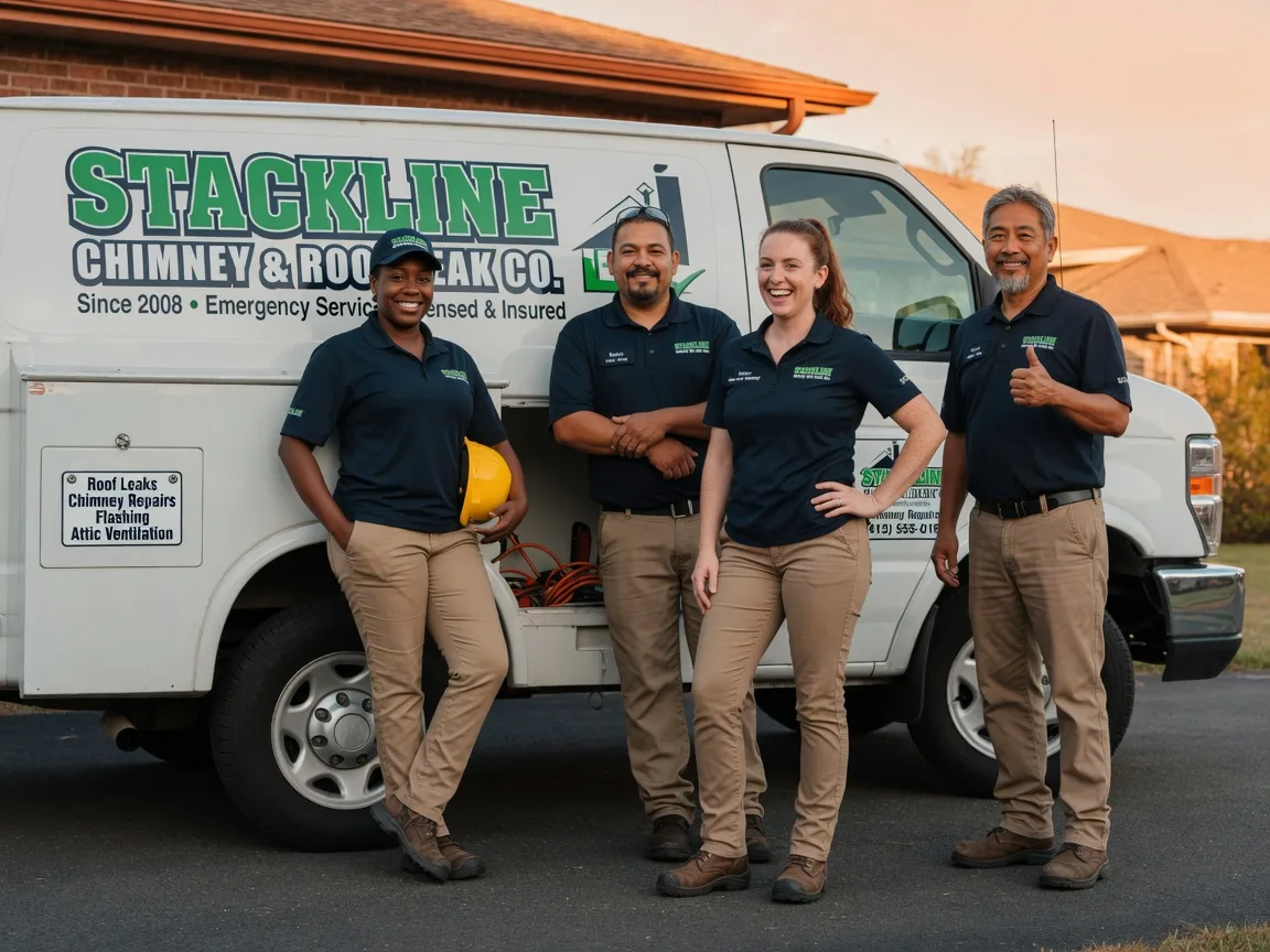 Chimney flashing repair company in Lacota, MI
